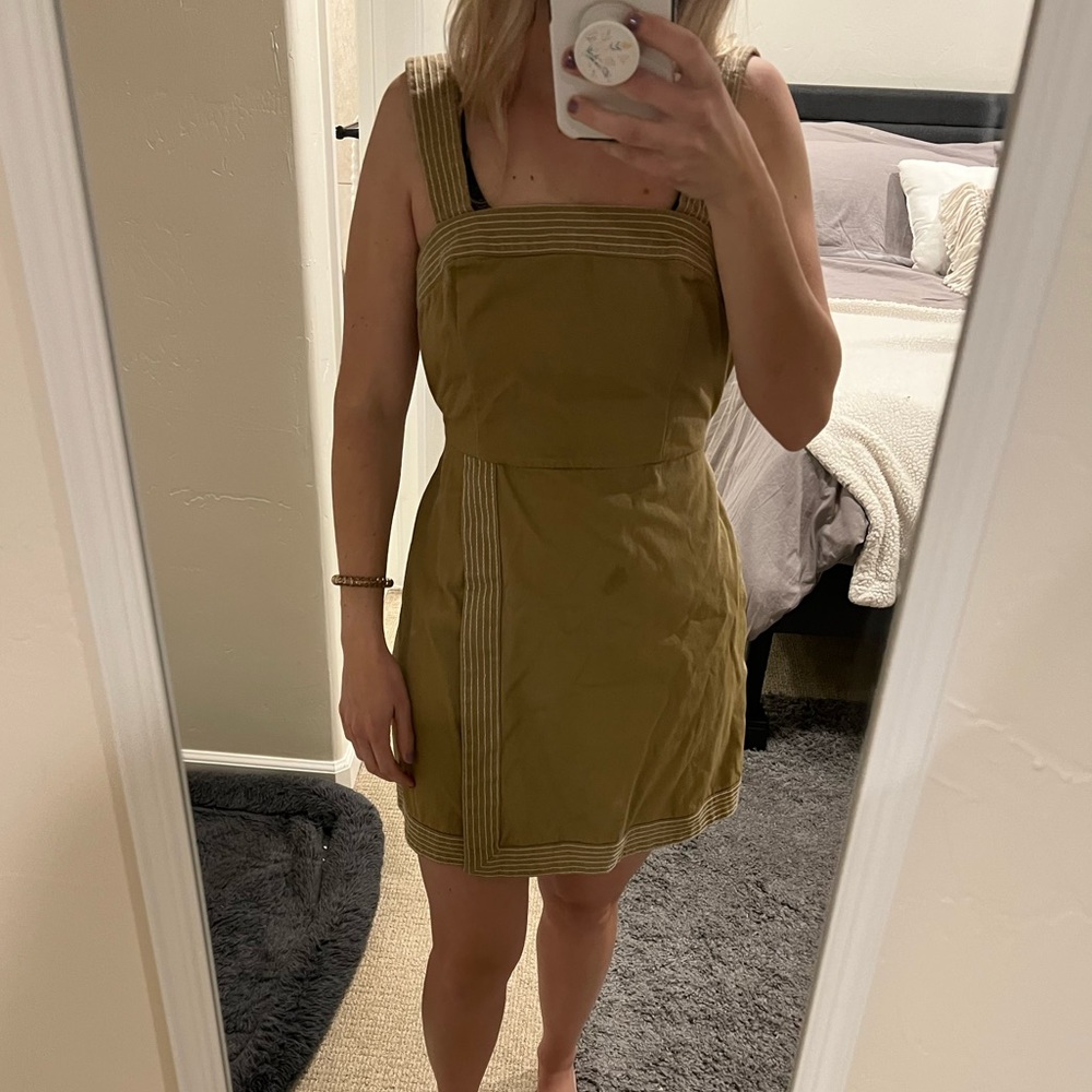 Olive Green Free People Dress